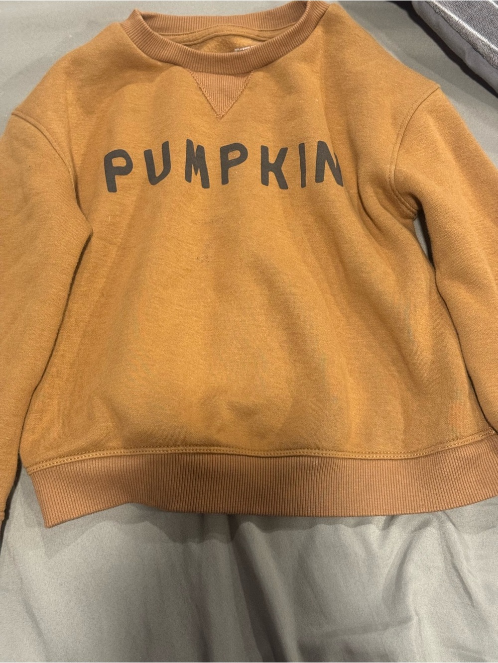 okie dokie Pumpkin Graphic Pullover - fall pumpkin toddler sweater